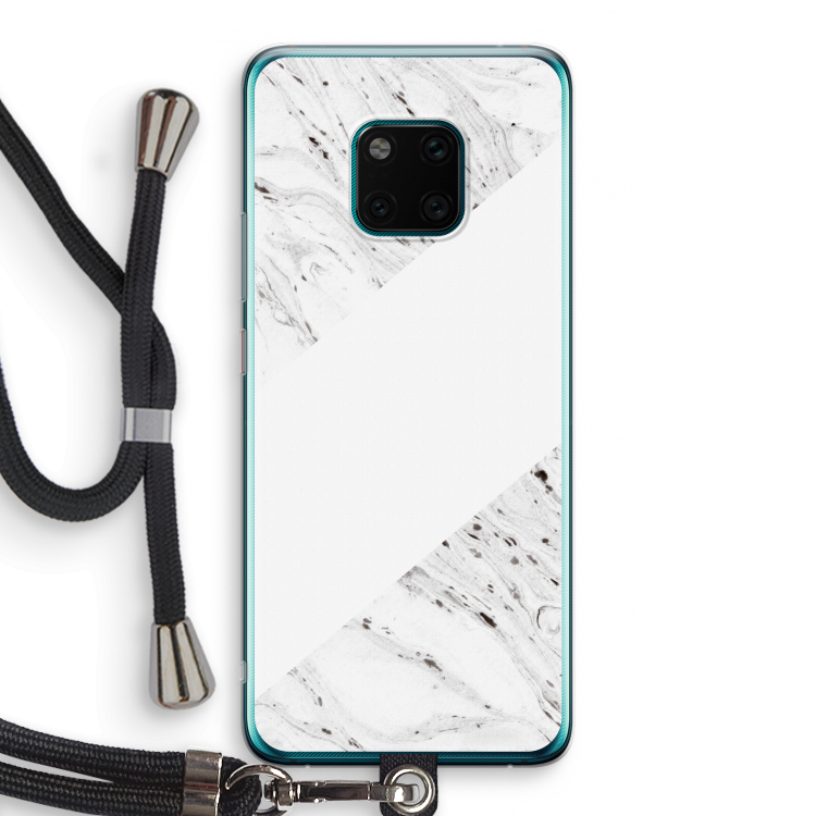 Biggest stripe: Huawei Mate 20 Pro Transparant Hoesje met koord