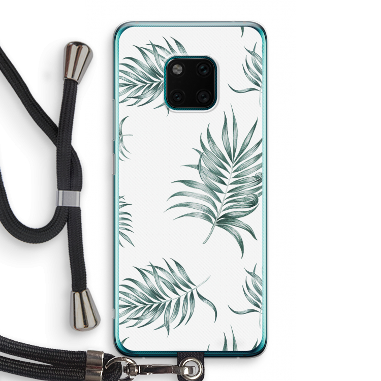Simple leaves: Huawei Mate 20 Pro Transparant Hoesje met koord