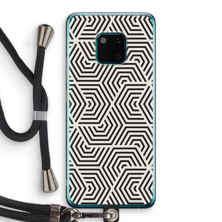 Magic pattern: Huawei Mate 20 Pro Transparant Hoesje met koord