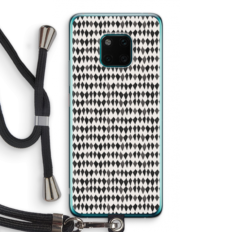 Crazy shapes: Huawei Mate 20 Pro Transparant Hoesje met koord
