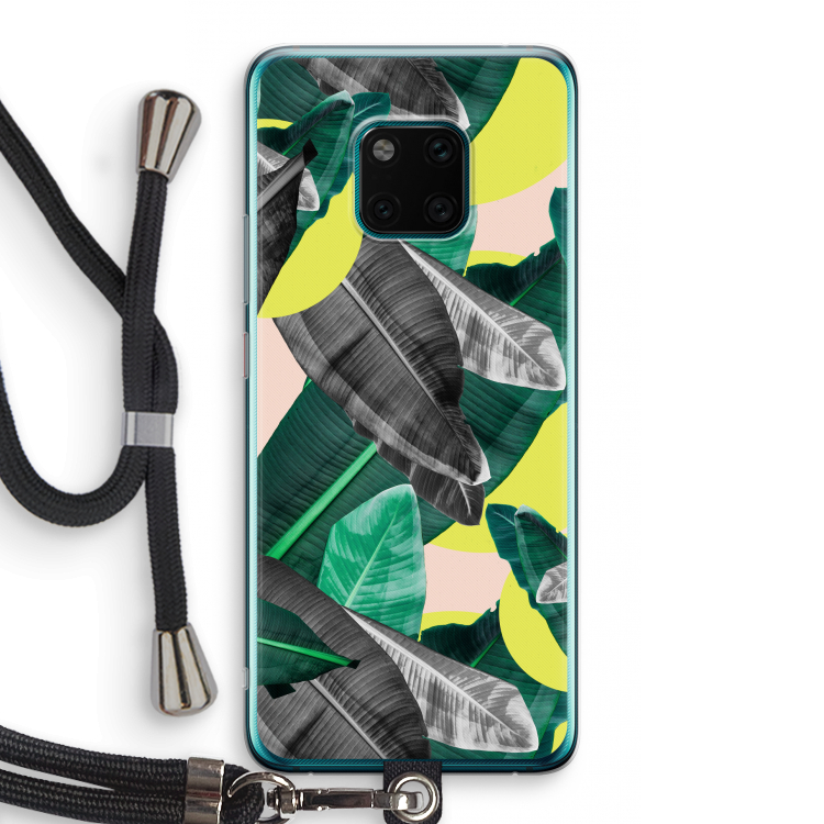 Fantasie jungle: Huawei Mate 20 Pro Transparant Hoesje met koord