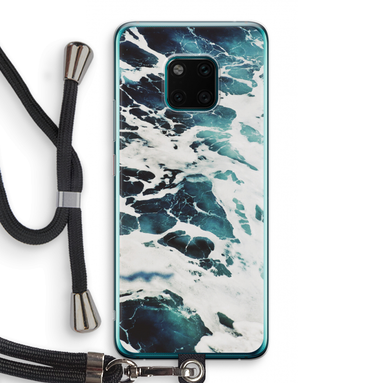 Golven: Huawei Mate 20 Pro Transparant Hoesje met koord