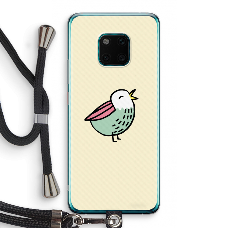 Birdy: Huawei Mate 20 Pro Transparant Hoesje met koord