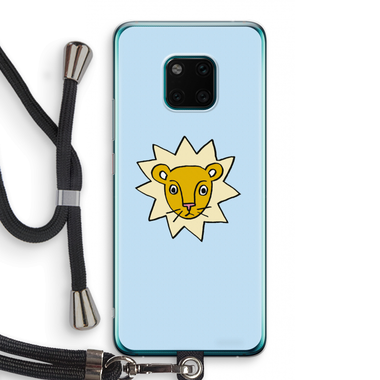 Kleine leeuw: Huawei Mate 20 Pro Transparant Hoesje met koord