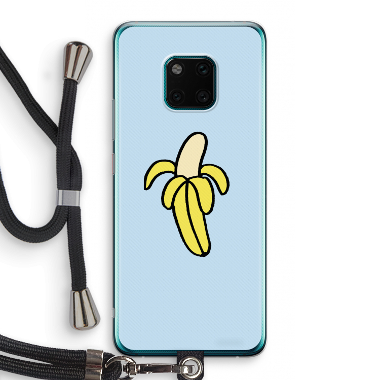 Banana: Huawei Mate 20 Pro Transparant Hoesje met koord