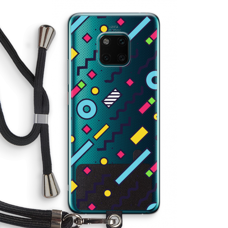 8-bit N°8: Huawei Mate 20 Pro Transparant Hoesje met koord