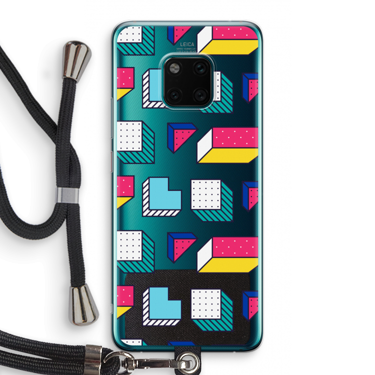 8-bit N°7: Huawei Mate 20 Pro Transparant Hoesje met koord