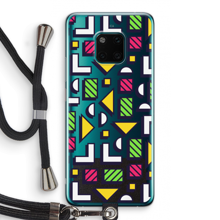 8-bit N°4: Huawei Mate 20 Pro Transparant Hoesje met koord