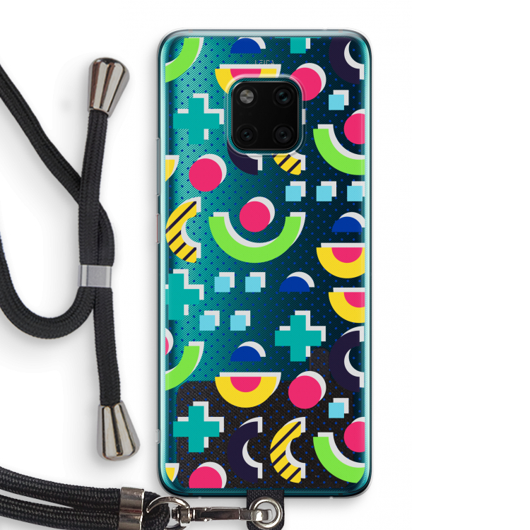 8-bit N°1: Huawei Mate 20 Pro Transparant Hoesje met koord