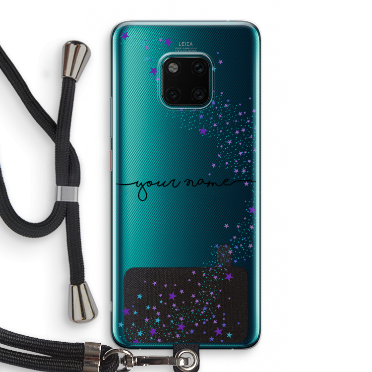 Sterren: Huawei Mate 20 Pro Transparant Hoesje met koord