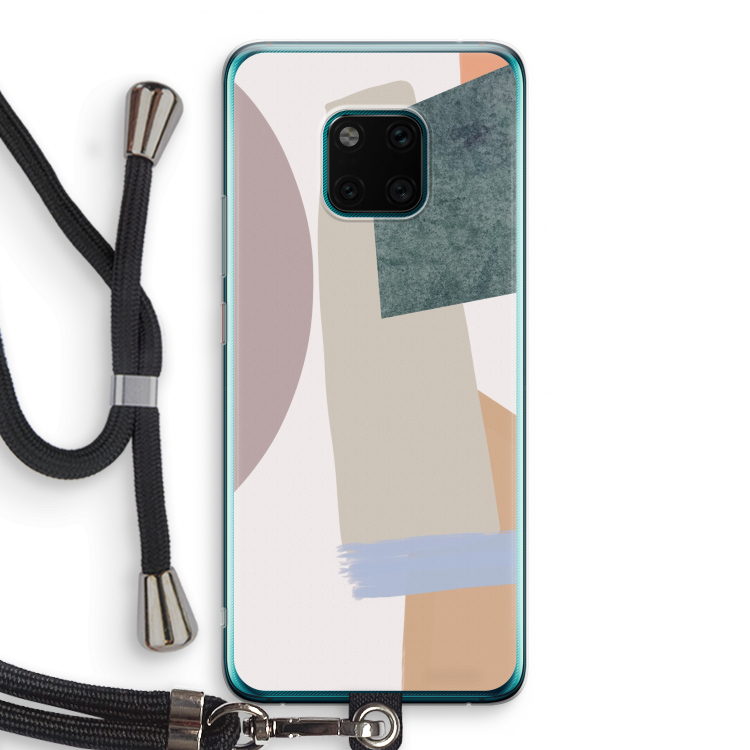 Lindo: Huawei Mate 20 Pro Transparant Hoesje met koord