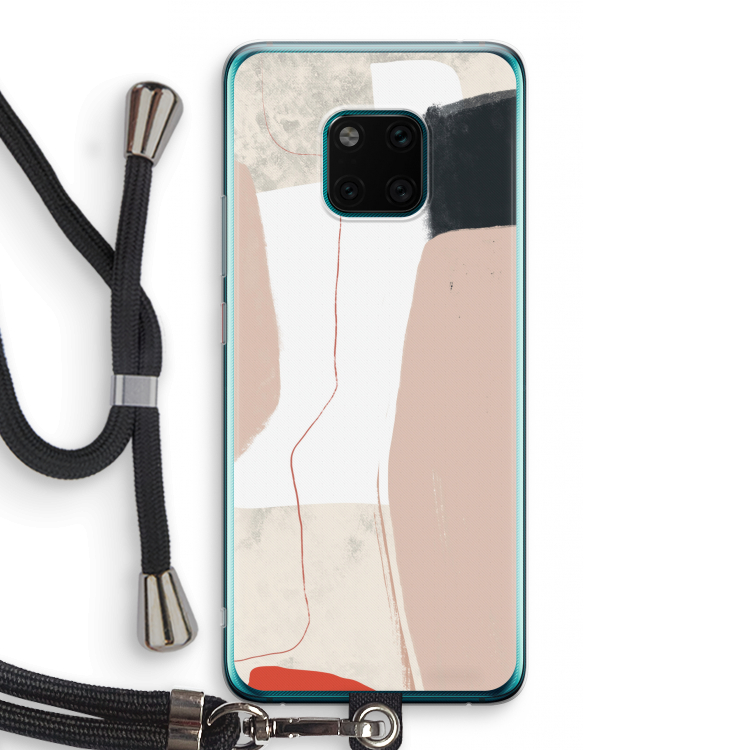 Lava: Huawei Mate 20 Pro Transparant Hoesje met koord