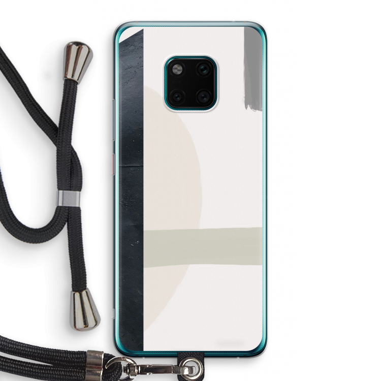 Baca: Huawei Mate 20 Pro Transparant Hoesje met koord