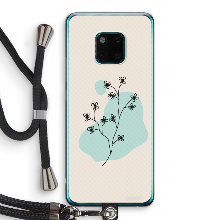 Love your petals: Huawei Mate 20 Pro Transparant Hoesje met koord