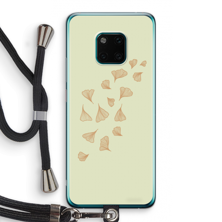 Falling Leaves: Huawei Mate 20 Pro Transparant Hoesje met koord