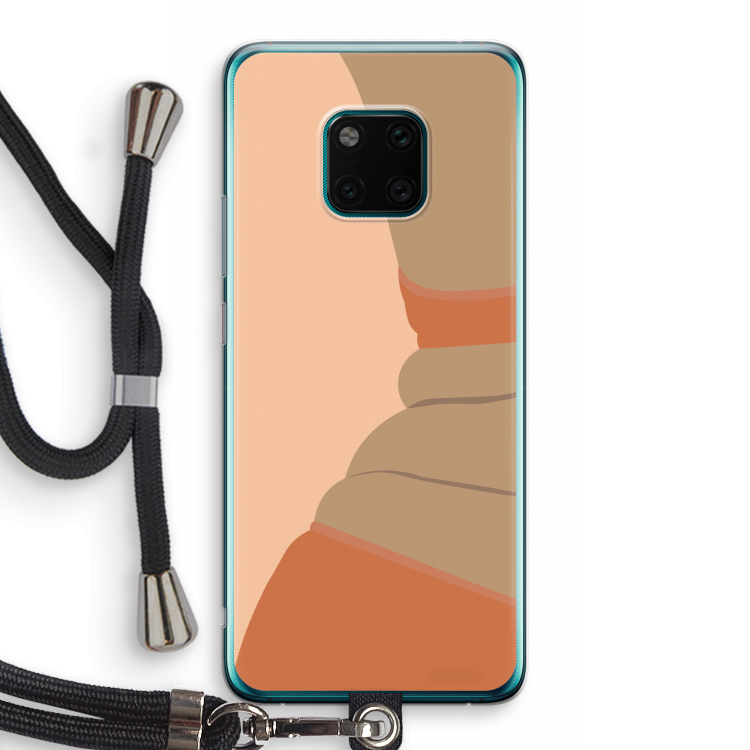 Bikini: Huawei Mate 20 Pro Transparant Hoesje met koord