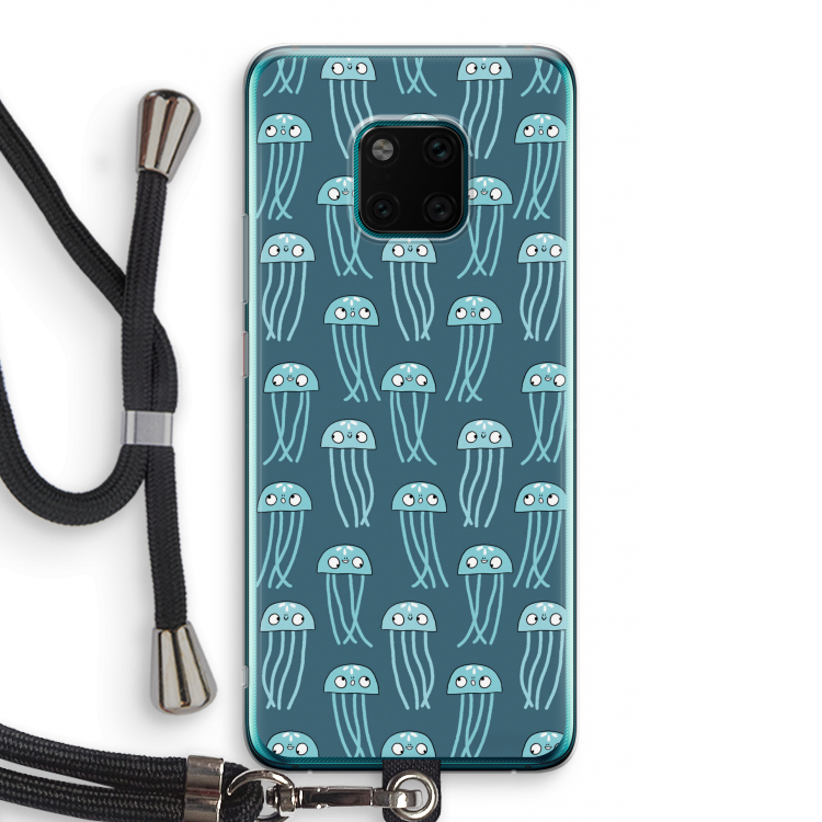Kwallie: Huawei Mate 20 Pro Transparant Hoesje met koord