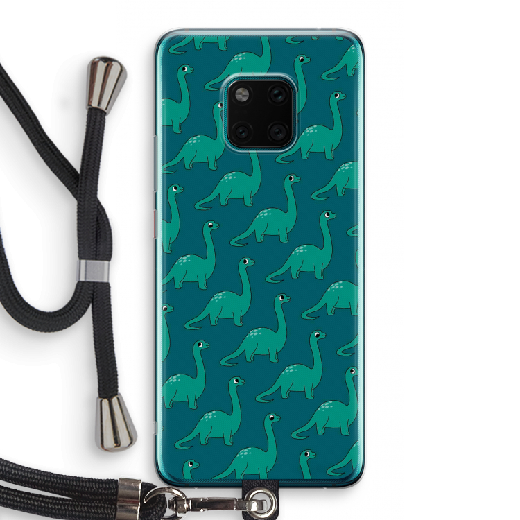 Diplodocus: Huawei Mate 20 Pro Transparant Hoesje met koord