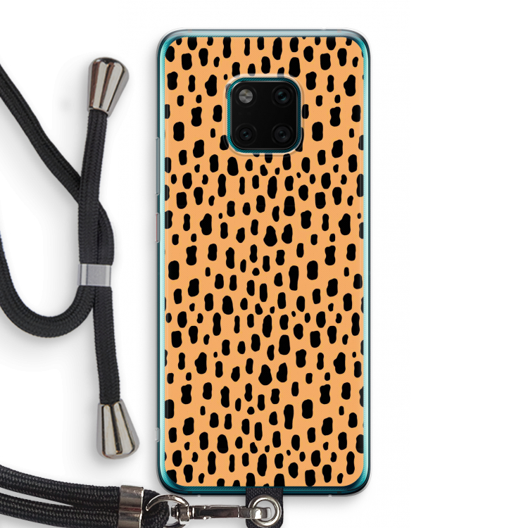 Panter: Huawei Mate 20 Pro Transparant Hoesje met koord