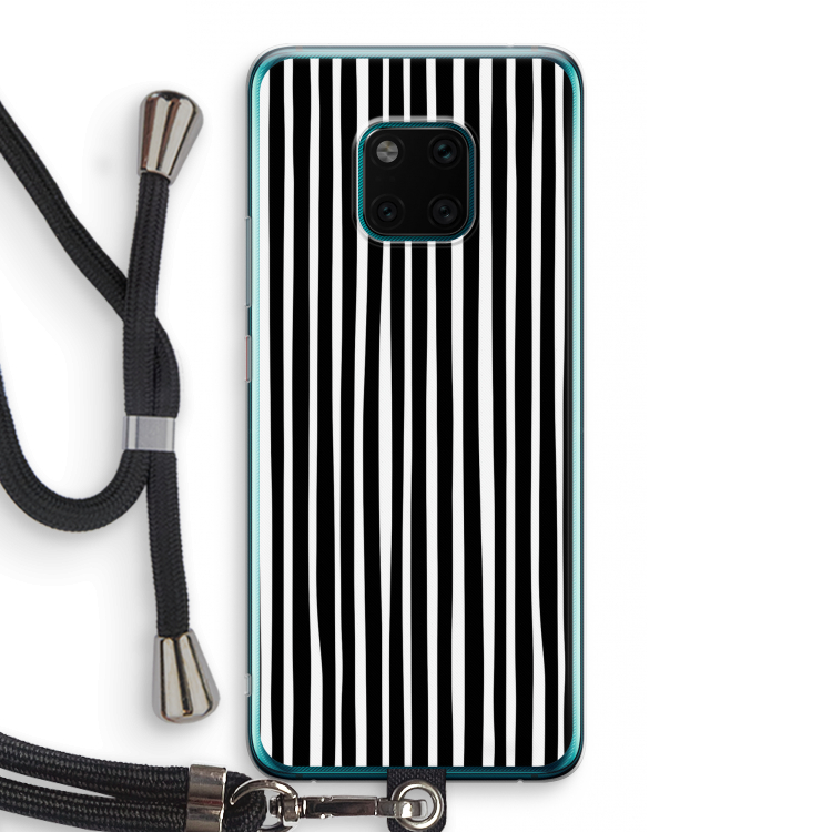 Stripes: Huawei Mate 20 Pro Transparant Hoesje met koord