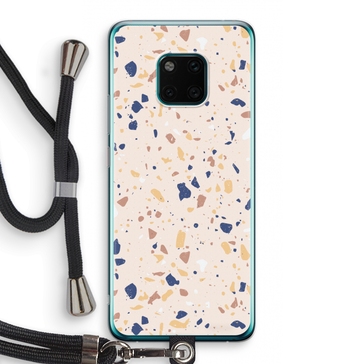 Terrazzo N°23: Huawei Mate 20 Pro Transparant Hoesje met koord