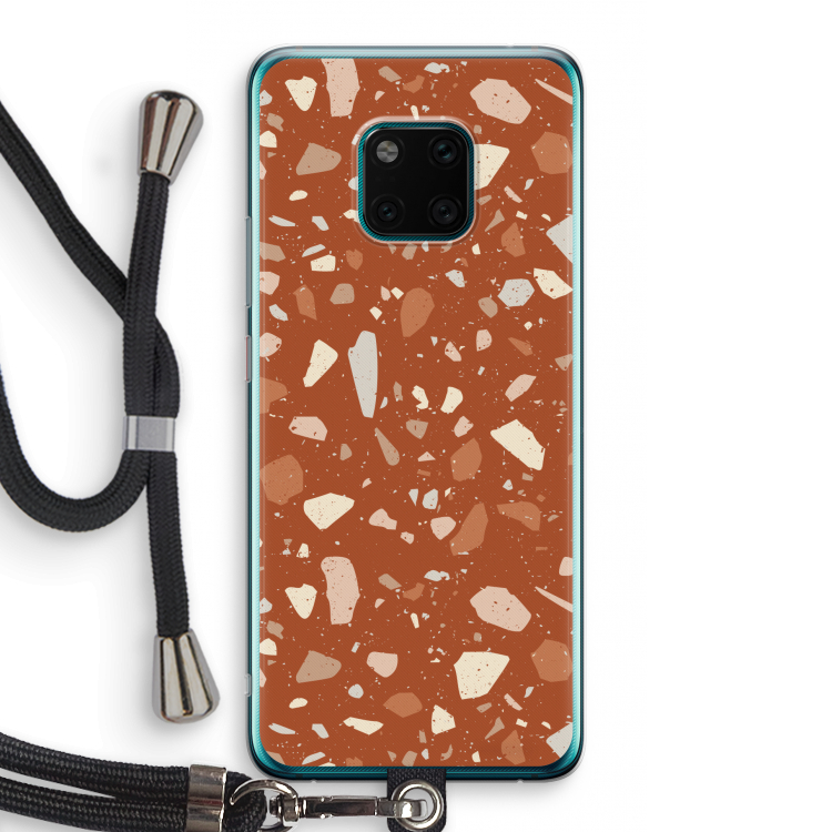 Terrazzo N°22: Huawei Mate 20 Pro Transparant Hoesje met koord