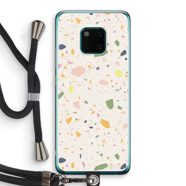 Terrazzo N°21: Huawei Mate 20 Pro Transparant Hoesje met koord