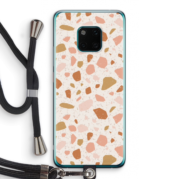 Terrazzo N°18: Huawei Mate 20 Pro Transparant Hoesje met koord