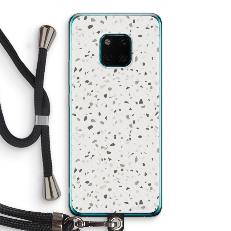 Terrazzo N°14: Huawei Mate 20 Pro Transparant Hoesje met koord