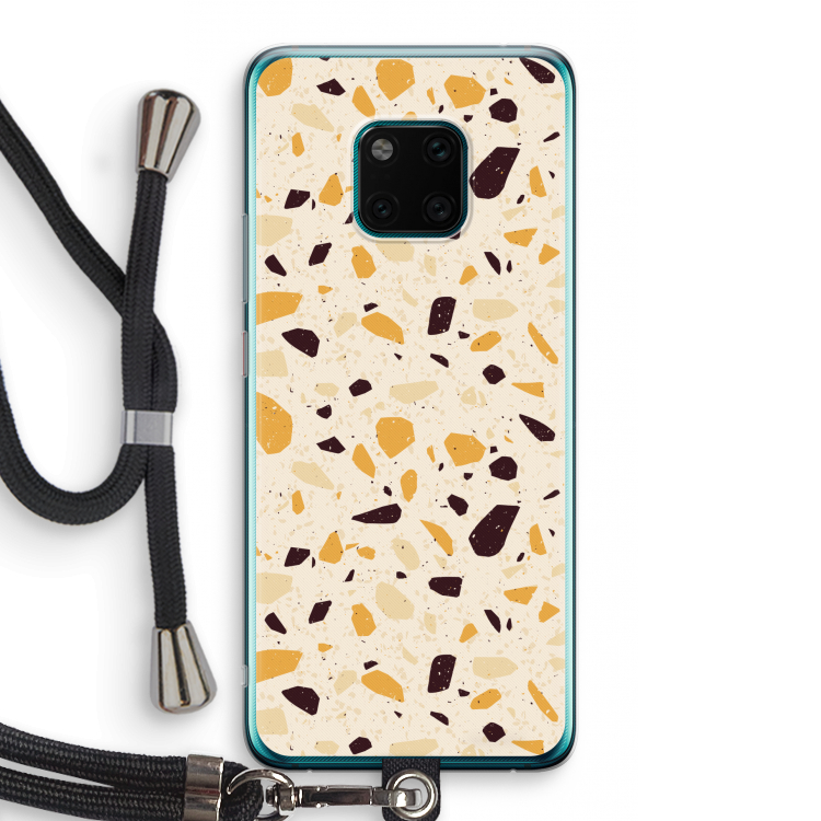 Terrazzo N°13: Huawei Mate 20 Pro Transparant Hoesje met koord