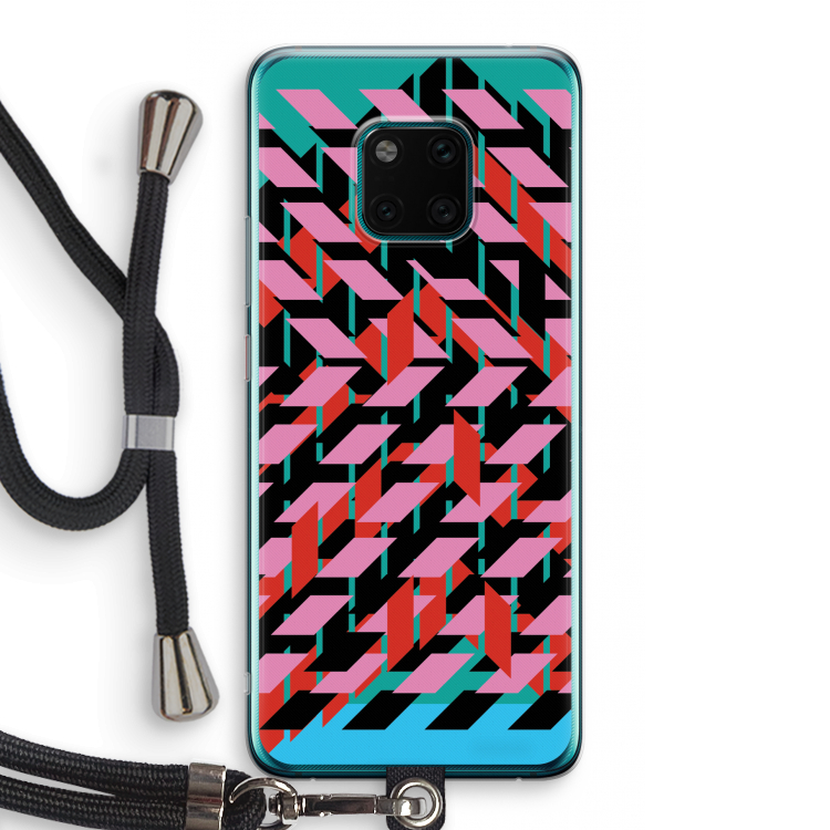 Skew Blush 2: Huawei Mate 20 Pro Transparant Hoesje met koord