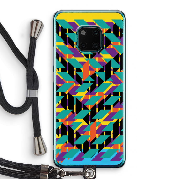 Skew Bee 1: Huawei Mate 20 Pro Transparant Hoesje met koord