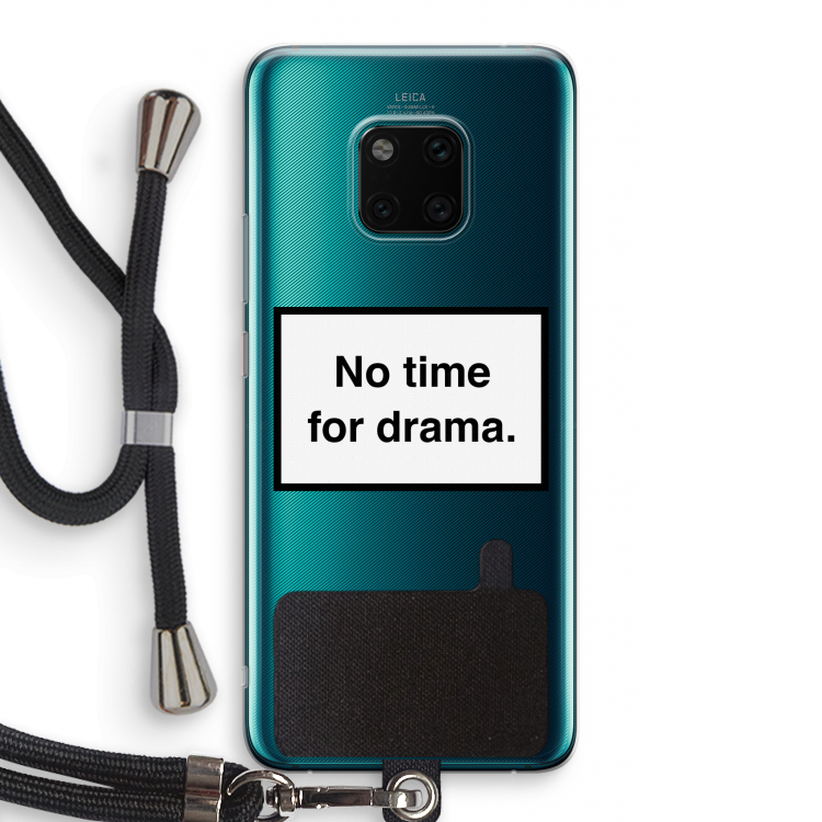 No drama: Huawei Mate 20 Pro Transparant Hoesje met koord