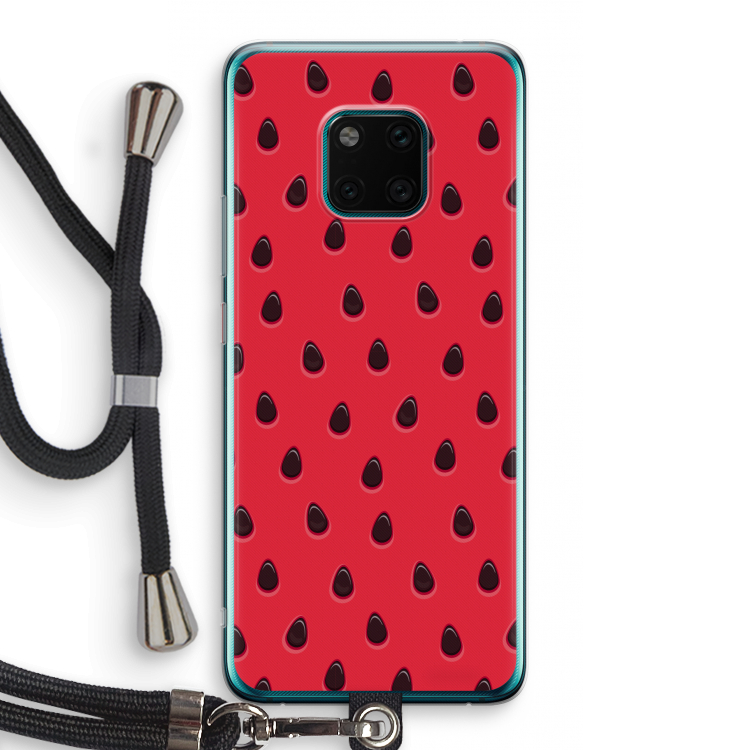 Watermelon: Huawei Mate 20 Pro Transparant Hoesje met koord