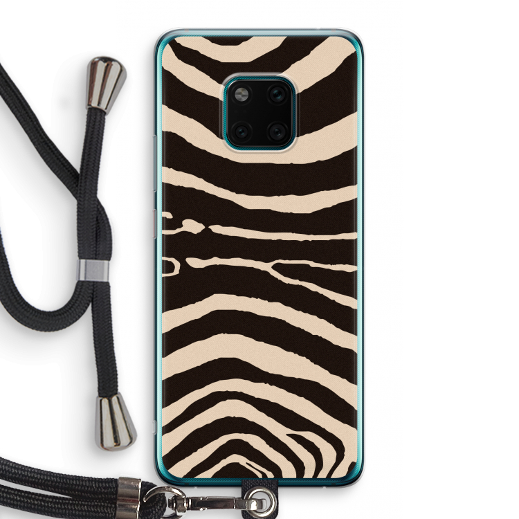 Arizona Zebra: Huawei Mate 20 Pro Transparant Hoesje met koord