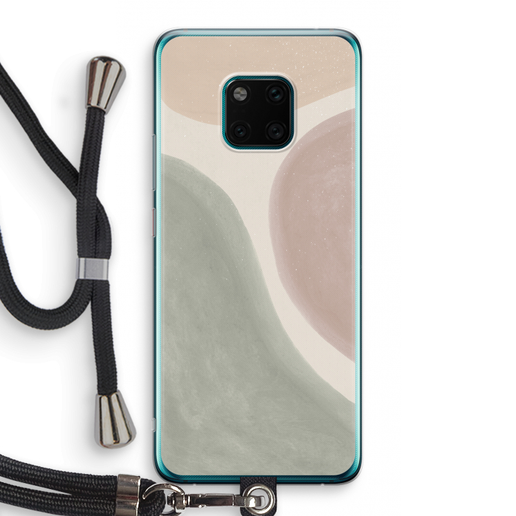 Geo #6: Huawei Mate 20 Pro Transparant Hoesje met koord