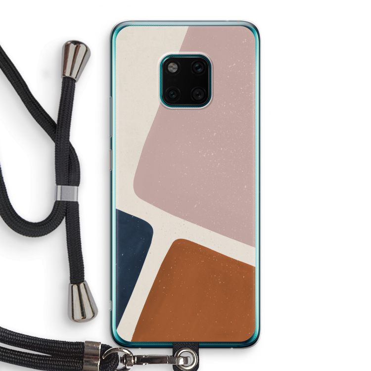 Geo #2: Huawei Mate 20 Pro Transparant Hoesje met koord