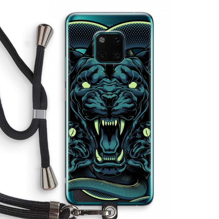 Cougar and Vipers: Huawei Mate 20 Pro Transparant Hoesje met koord