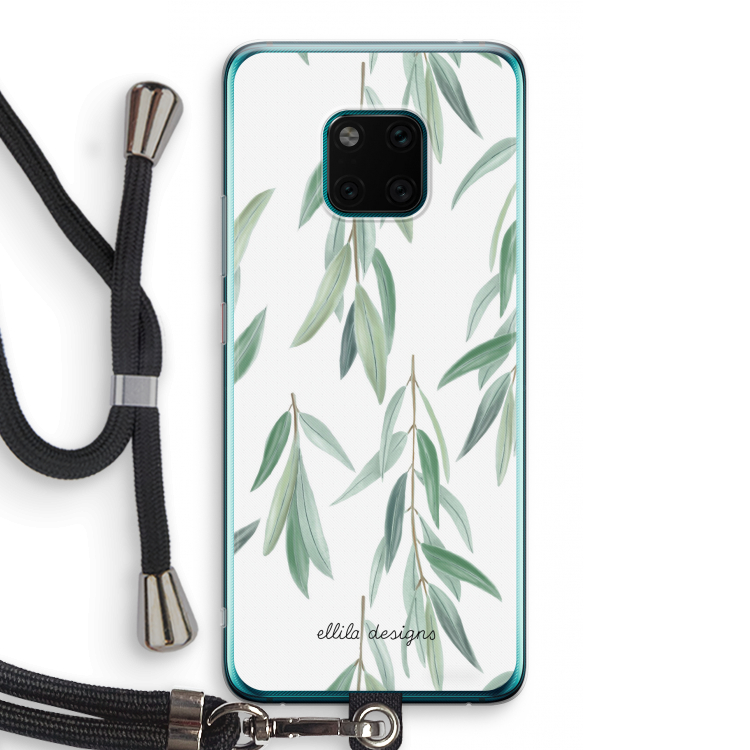 Branch up your life: Huawei Mate 20 Pro Transparant Hoesje met koord
