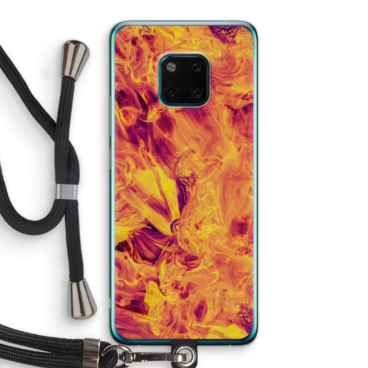 Eternal Fire: Huawei Mate 20 Pro Transparant Hoesje met koord