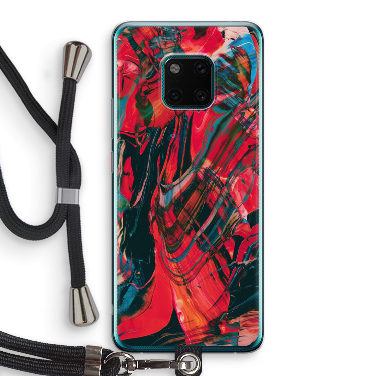 Endless Descent: Huawei Mate 20 Pro Transparant Hoesje met koord