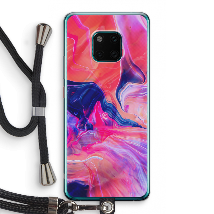 Earth And Ocean: Huawei Mate 20 Pro Transparant Hoesje met koord