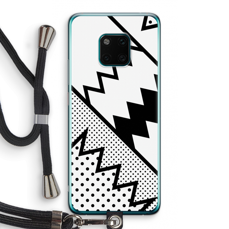 Pop Art #5: Huawei Mate 20 Pro Transparant Hoesje met koord