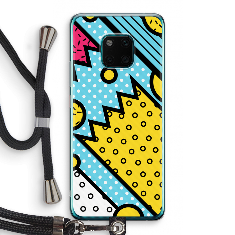 Pop Art #1: Huawei Mate 20 Pro Transparant Hoesje met koord