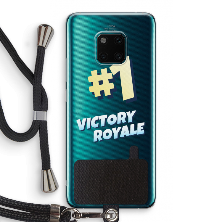 Victory Royale: Huawei Mate 20 Pro Transparant Hoesje met koord