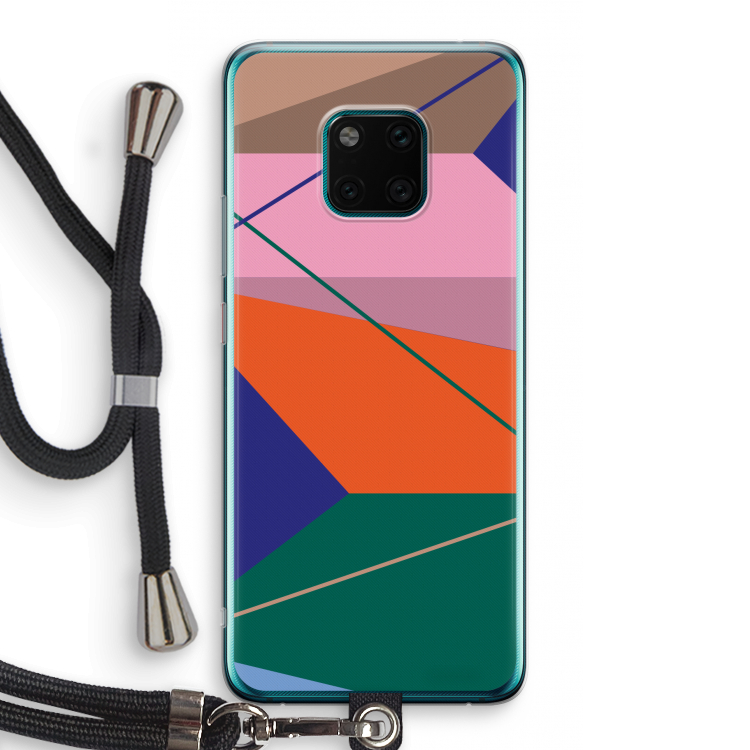 Gestalte 1: Huawei Mate 20 Pro Transparant Hoesje met koord