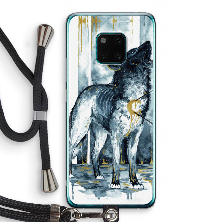 Bleeding Soul: Huawei Mate 20 Pro Transparant Hoesje met koord