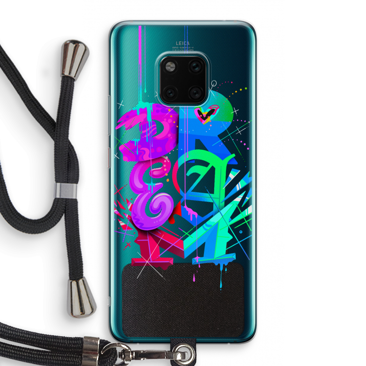 Dream: Huawei Mate 20 Pro Transparant Hoesje met koord