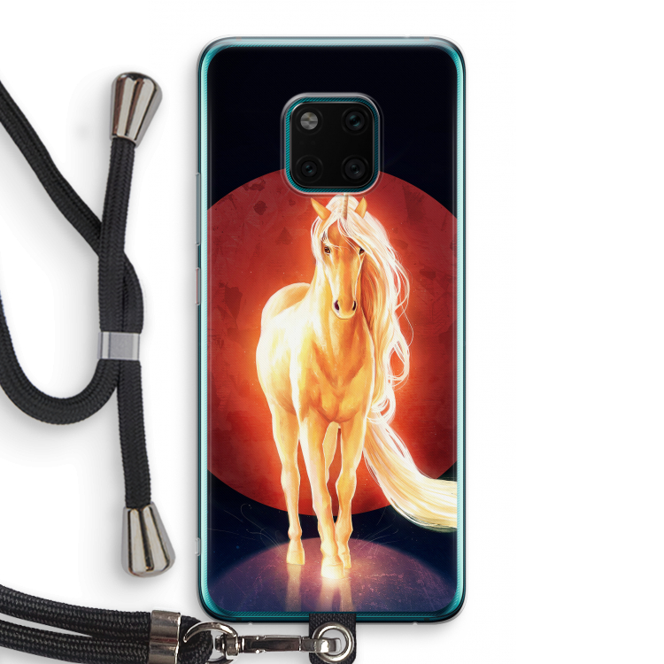 Last Unicorn: Huawei Mate 20 Pro Transparant Hoesje met koord