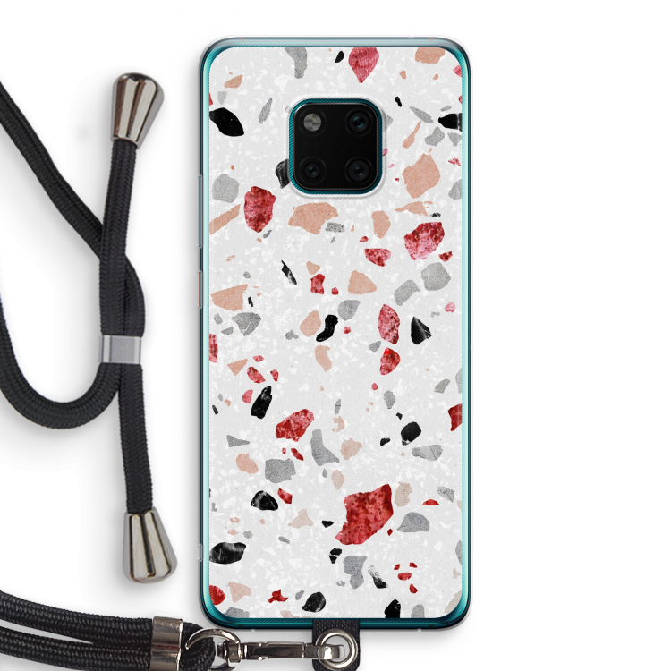 Terrazzo N°12: Huawei Mate 20 Pro Transparant Hoesje met koord